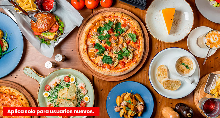 Por ser cliente Claro obtienes $15.000 en tu primera compra en restaurantes en la plataforma de Domicilio.com, este beneficio es exclusivo para usuarios nuevos